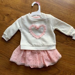 NWT Cat & Jack Sweater & Skirt 3-6 Months
